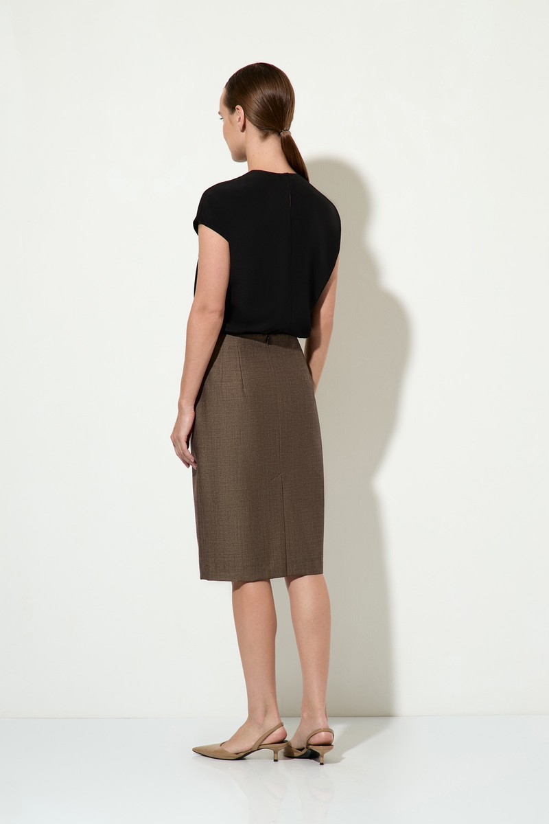 Юбка female ЮБКА VASSA&Co Brown 3