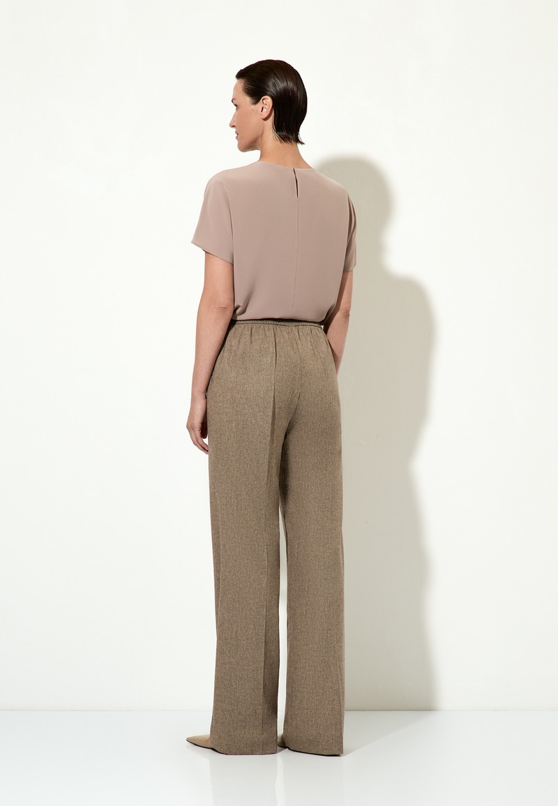 Брюки Женский БРЮКИ VASSA&Co Коричневый 3
