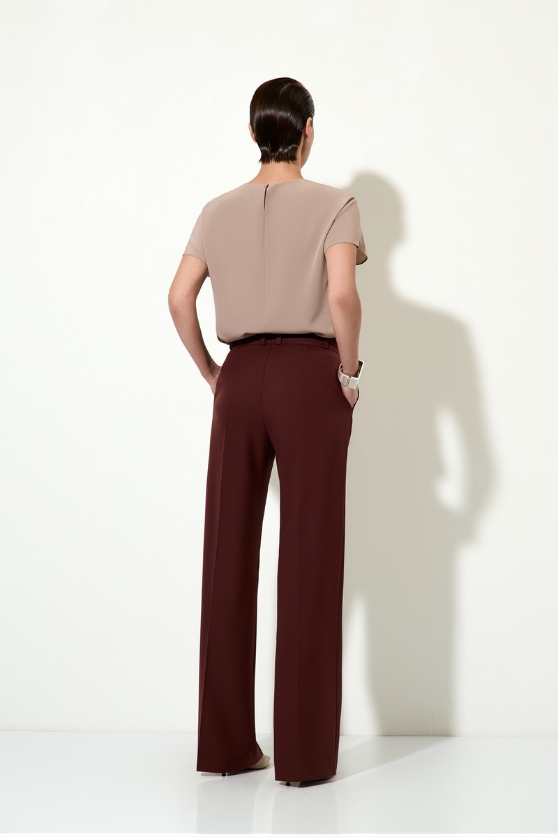 Брюки Женский БРЮКИ VASSA&Co Коричневый 3